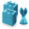 Teal Satin Napkins, 72 Pack, 20x20 in