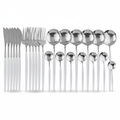 24-Piece Elegant Stainless Cutlery Set