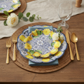 Capri Lemon Festive Paper Plates 100 Pcs