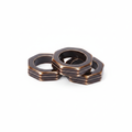 Bronze Metal Napkin Rings, Set of 12