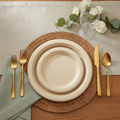 6-Inch Round Compostable Paper Plates, 50 Pack