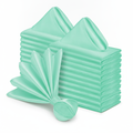 Aqua Satin Napkins, 50 Pack
