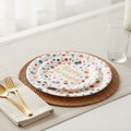 Happy Birthday Disposable Paper Plates, 7-Inch Dessert and 9-Inch Dinner, 100-Piece Set