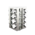 Sleek Stainless Steel Spice Organizer