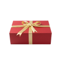 Luxury Red Keepsake Box 14"x9"x4.5" with Magnetic Closure and Ribbon