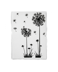 Elegant Black Dandelion Decals