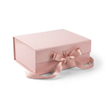 Pink Magnetic Gift Boxes 5-Pack with Ribbons