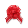10 Pcs Large Pull Bows for Gift Wrapping - 6" Red Ribbon Bows