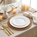 Elegant White Dinnerware Set — 60 Pieces, Serves 20