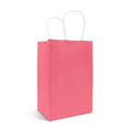 Pink Kraft Paper Gift Bags with Handles - 16 Pack Party Favor Bags (8 x 5.9 x 3.1 in)