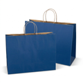 Royal Blue Large Gift Bags with Handles (70 Pack) - 16 x 6 x 12"