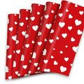 12 Sheets Heartfelt Gift Wrap - Valentine's Day Love Pattern