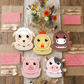 Farm Animals 50-Count Shaped Party Plates