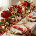 Pre-Rolled Gold Plastic Cutlery & Napkin Set — 400 Piece (Serves 100)
