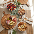 48oz Clear Plastic Serving Bowls — Set of 6
