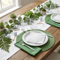 Golf-Themed Party Tableware Set — 24-Piece Plates, Napkins & Forks