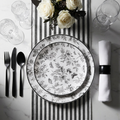 Elegant 40-Piece Black & White Disposable Plate Set