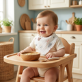Ten-Layer Cotton Gauze Triangle Baby Bib — Bear & Leaf Bird Designs