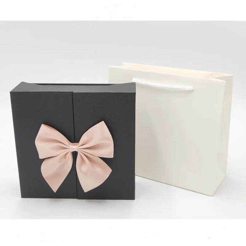 Rose double-door jewelry keepsake box - product photo