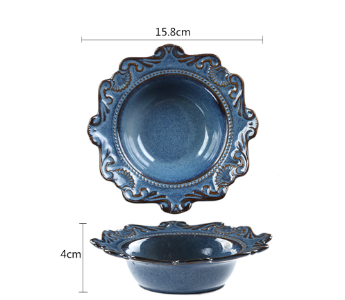 Baroque Porcelain Dinnerware Set