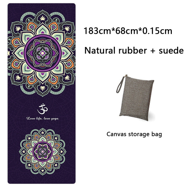 Eco-Luxe Suede Travel Yoga Mat