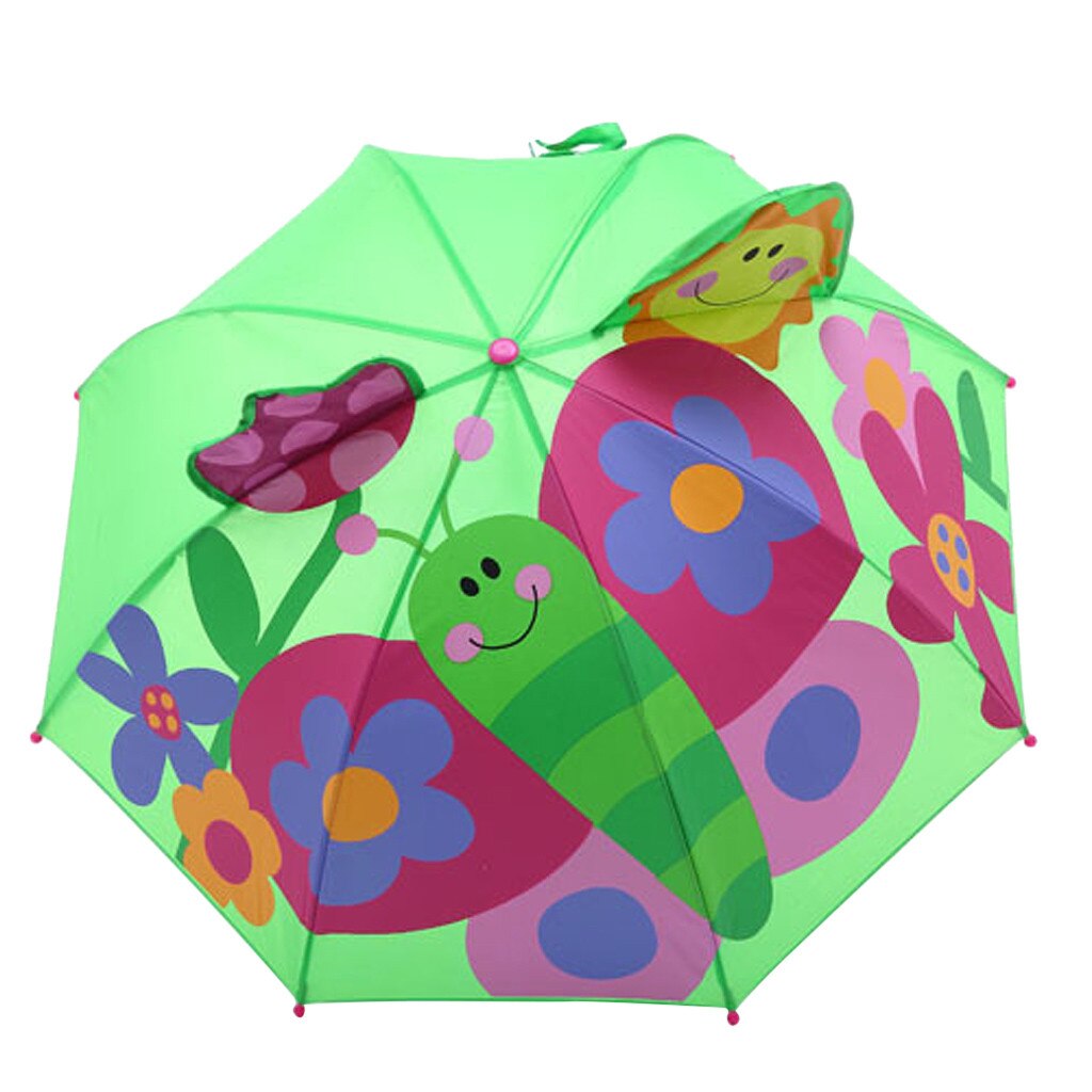 Butterfly cartoon design kids umbrella