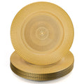 12-Pack Gold Chain Charger Plates, 13 Inch