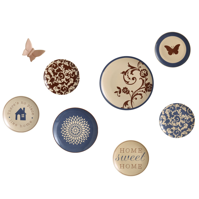 Chic Ceramic Wall Plates for Dining Decor