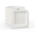 Eco-Friendly Mini Paper Plates 4 Inch - Biodegradable Dessert Plates, White Pack of 100