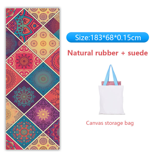 Eco-Luxe Suede Travel Yoga Mat