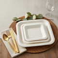 Eco-Friendly Mini Paper Plates 4 Inch - Biodegradable Dessert Plates, White Pack of 100