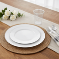 Silver Plastic Dinnerware Set - 350 Pieces, Serves 50