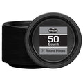Black Disposable Plastic Plates 7-Inch - 50 Count