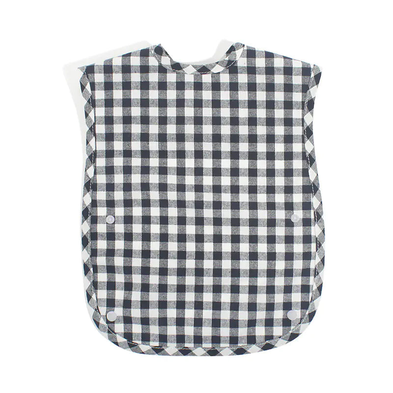 Plaid waterproof baby bib color
