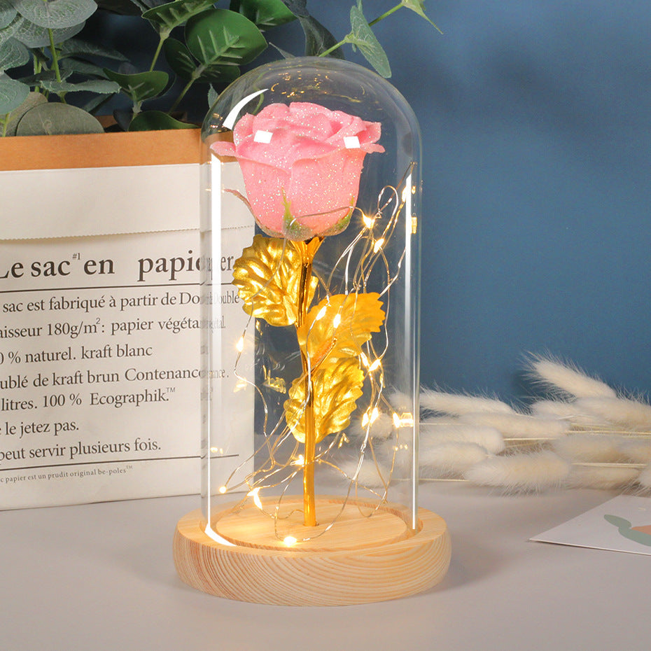 Eternal Rose LED Glass Dome Gift