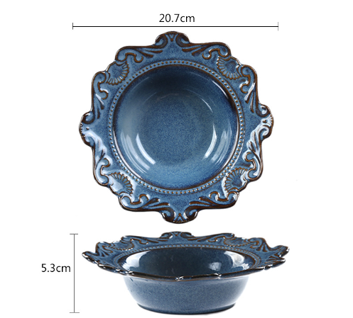 Baroque Porcelain Dinnerware Set