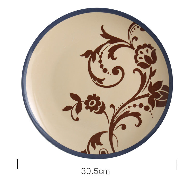 Chic Ceramic Wall Plates for Dining Decor
