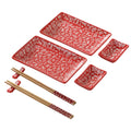 MOCERAKAI 8-Piece Elegant Sushi Serving Set