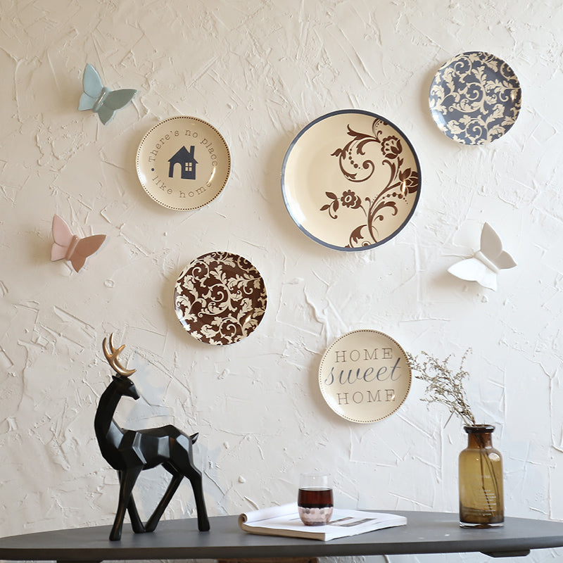Chic Ceramic Wall Plates for Dining Decor