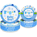 Blue Baby Boy Shower 100pc Plate Set
