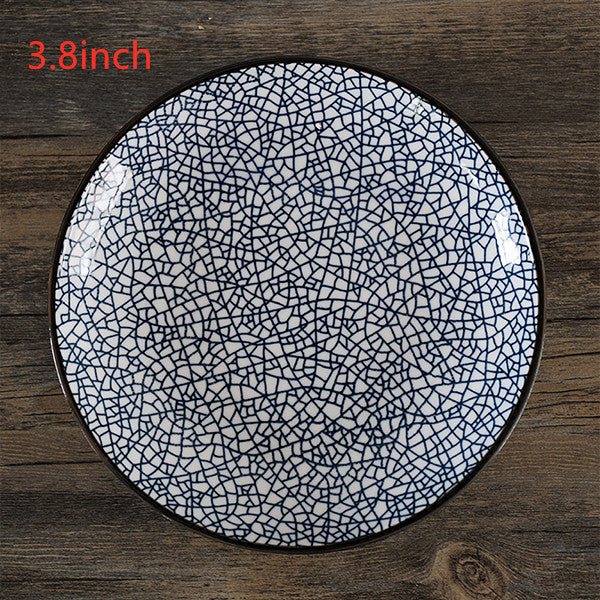 Japanese Textured Glazed Ceramic Plates