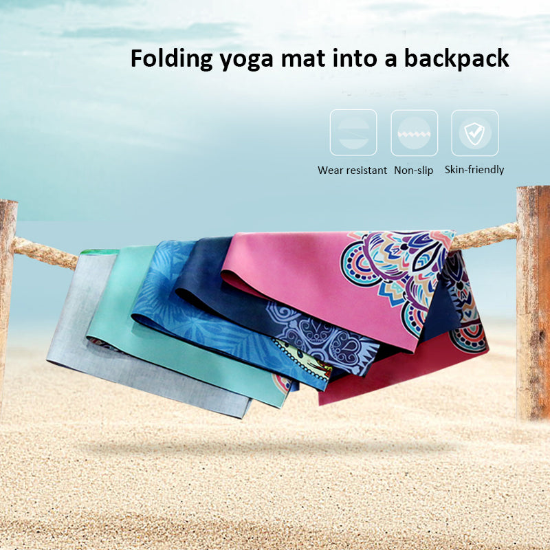 Eco-Luxe Suede Travel Yoga Mat