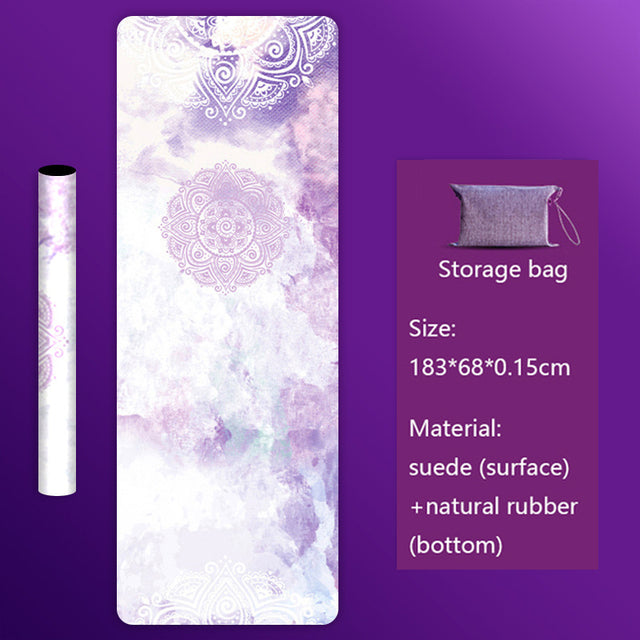 Eco-Luxe Suede Travel Yoga Mat