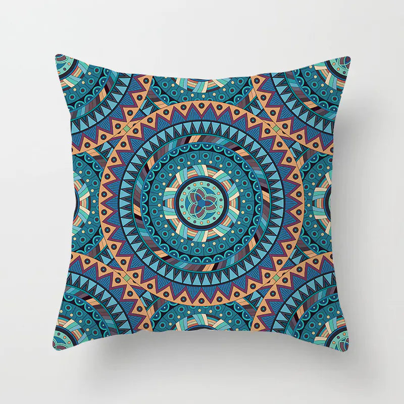 Ramadan mandala printed cushion cover real product