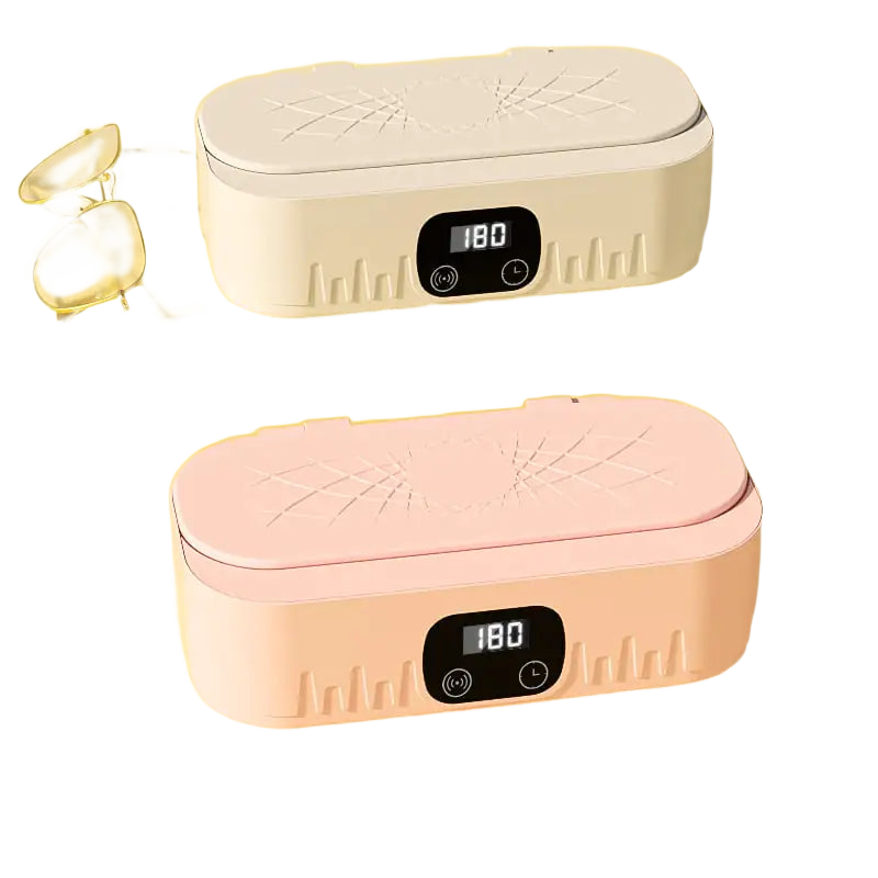 Snagly ultrasonic jewelry and glasses cleaner on white background
