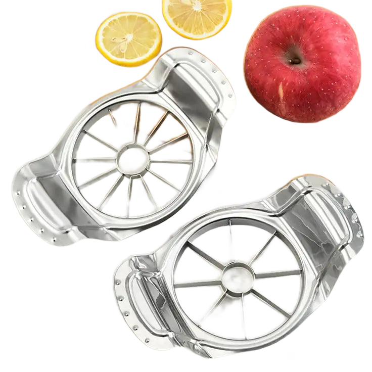 Snagly 8-Slice Apple Corer and Splitter on pure white background, square ecommerce packshot