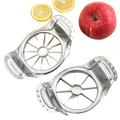 Snagly 8-Slice Apple Corer and Splitter on pure white background, square ecommerce packshot