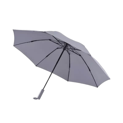 AutoFold UV and rain umbrella, true white background packshot